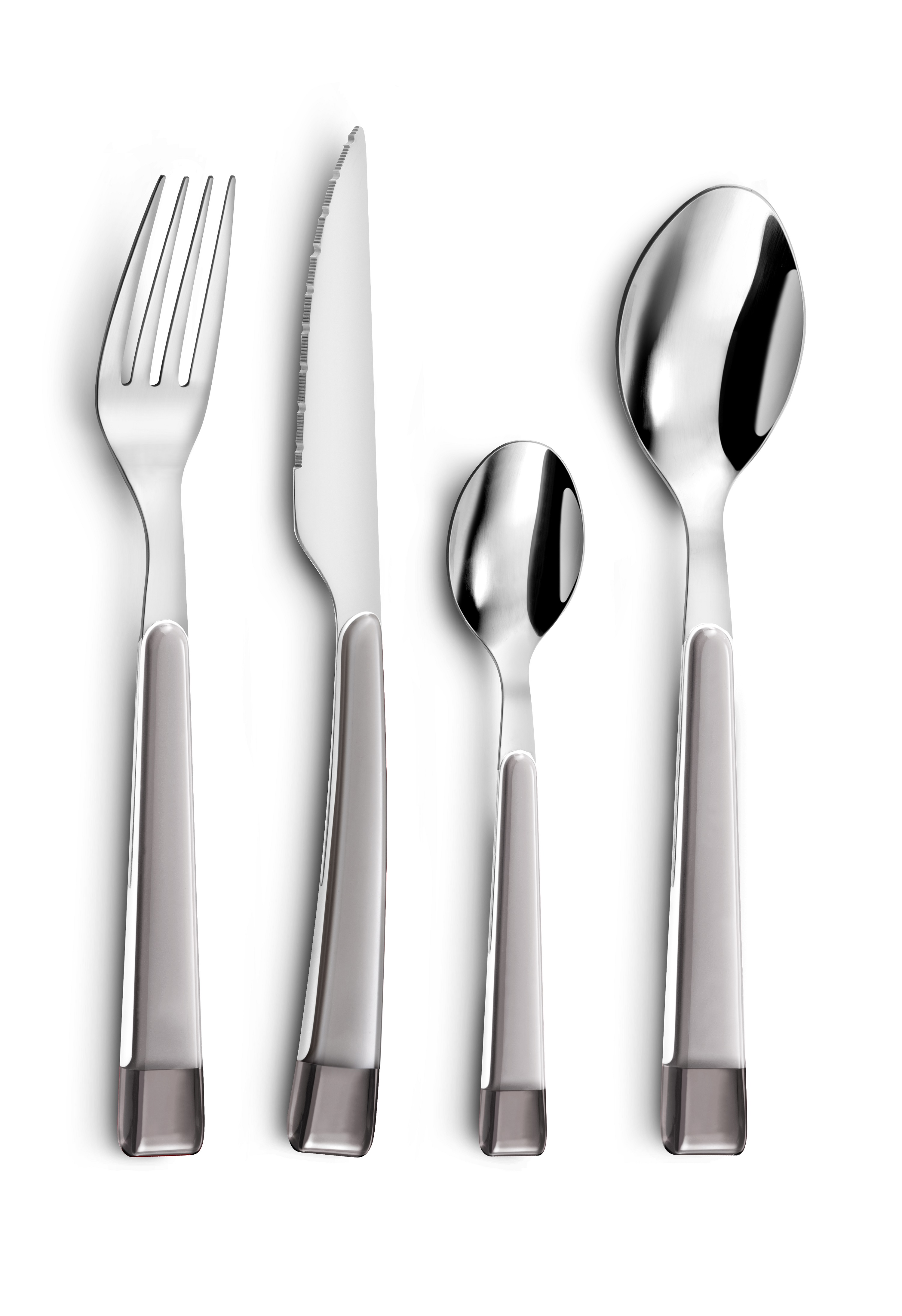 Amefa Guimauve 16 Piece Grey Cutlery Set