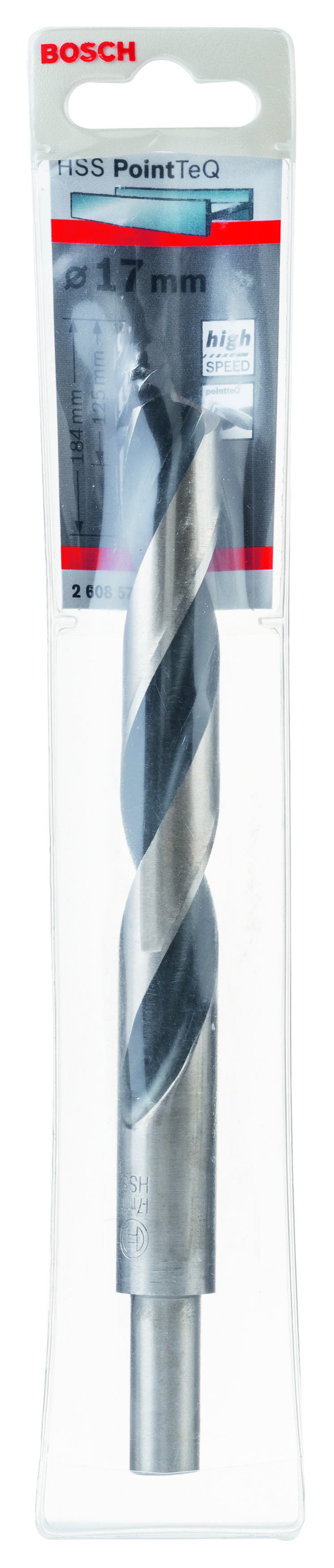 HSS Twist Drill Bit PointTeQ 17.0mm (reduced shank)