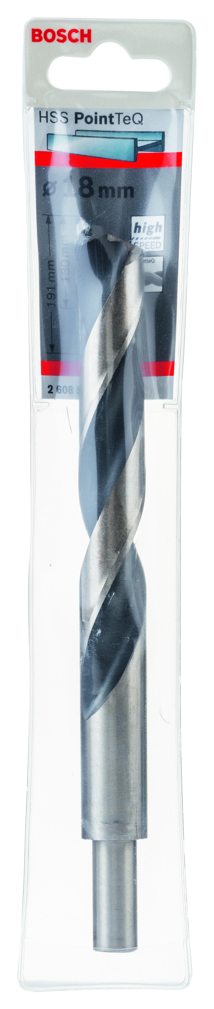 HSS Twist Drill Bit PointTeQ 18.0mm (reduced shank)