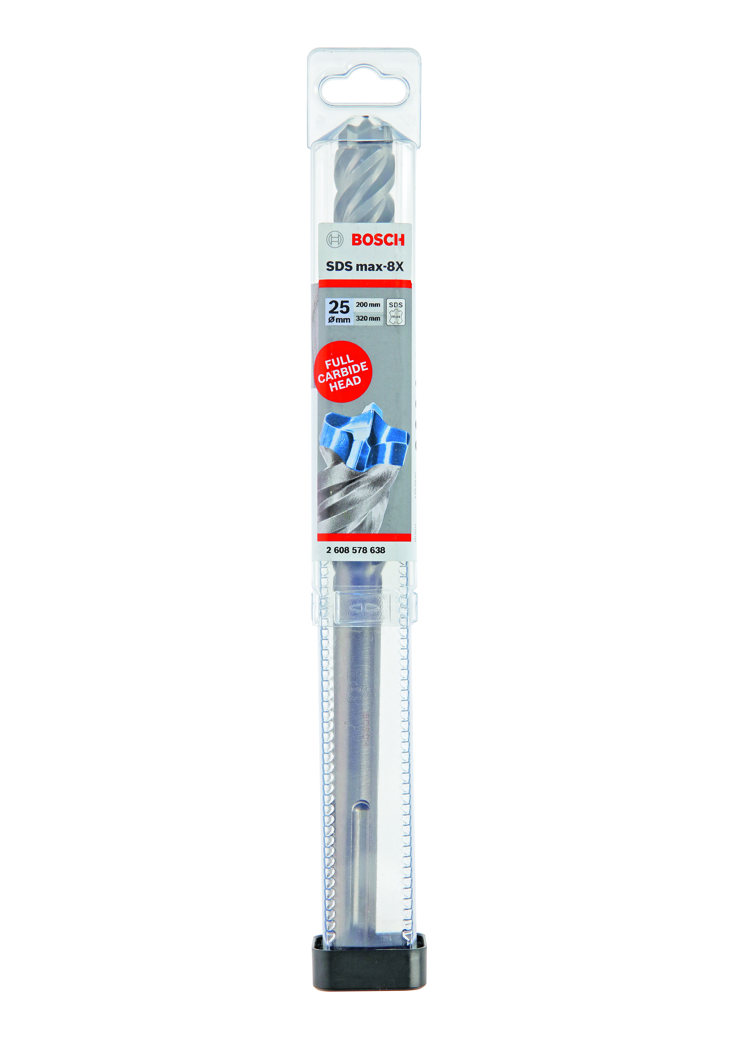 SDS Max-8X Hammer Drill Bit 25 x 200 x 320 mm