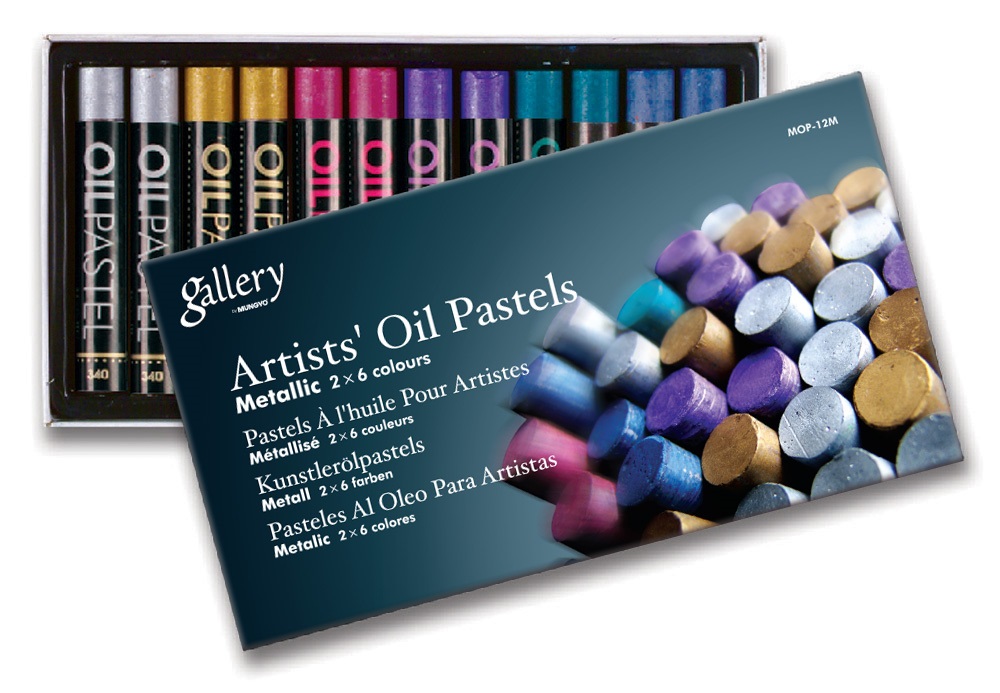 MUNGYO – Artists` Oil Pastels Metallic 12`s