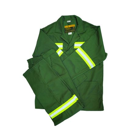 Poly-Viscose 2 Piece Acid Resistant Conti Suit Reflective – EU 32