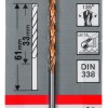 HSS-TiN Metal Drill Bits, DIN 338 3 x 33 x 61 mm HSS-TiN Metal Drill Bits, DIN 338 3 x 33 x 61 mm