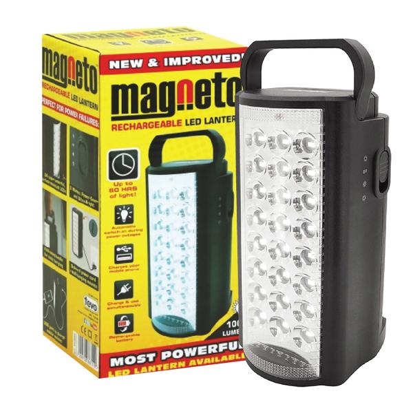 Magneto Rechargeable LED Lantern With Handle – 1000 Lumen
