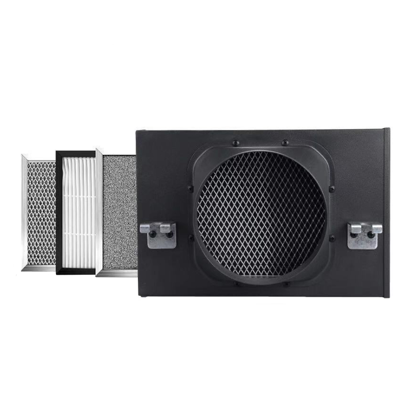 VTRONIC HEPA Filter 200mm / 8” Box – Matt Black