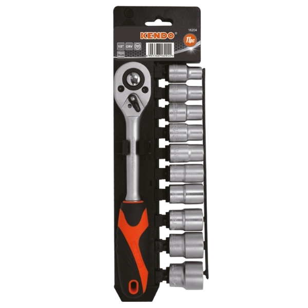 Kendo – Socket Set 1/2″ – 11 Piece (24mm)