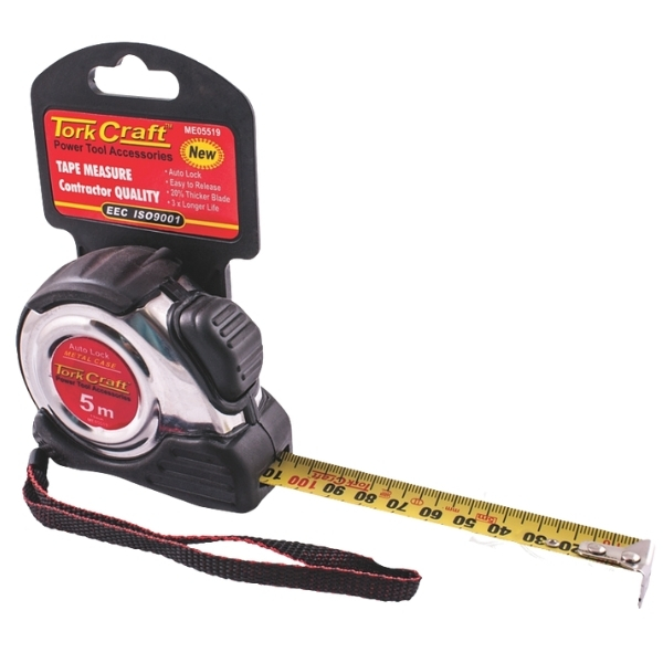 Tork Craft – Measuring Tape / Self Lock Measuring Tape – 5m x 19mm