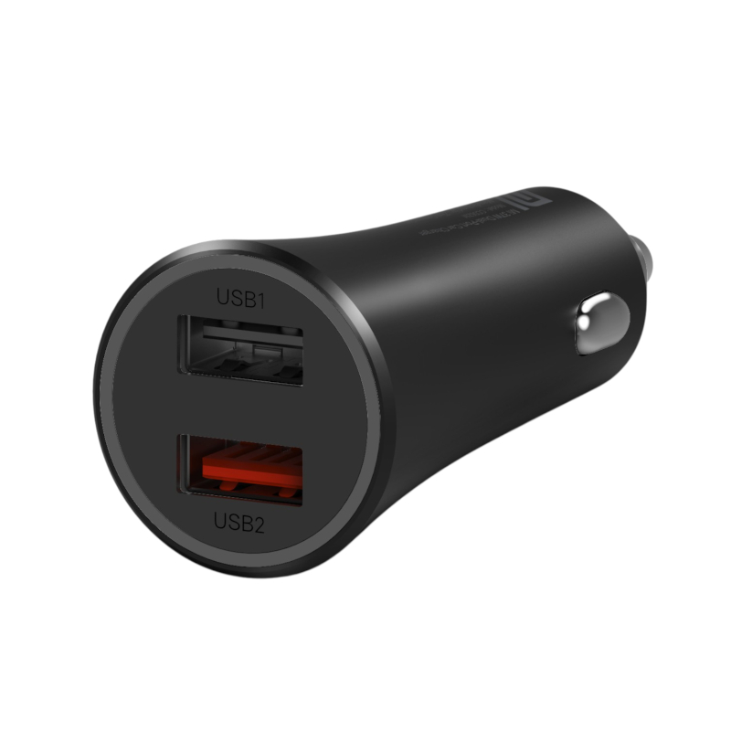 Xiaomi Mi 37W Dual Port Car Charger – Black