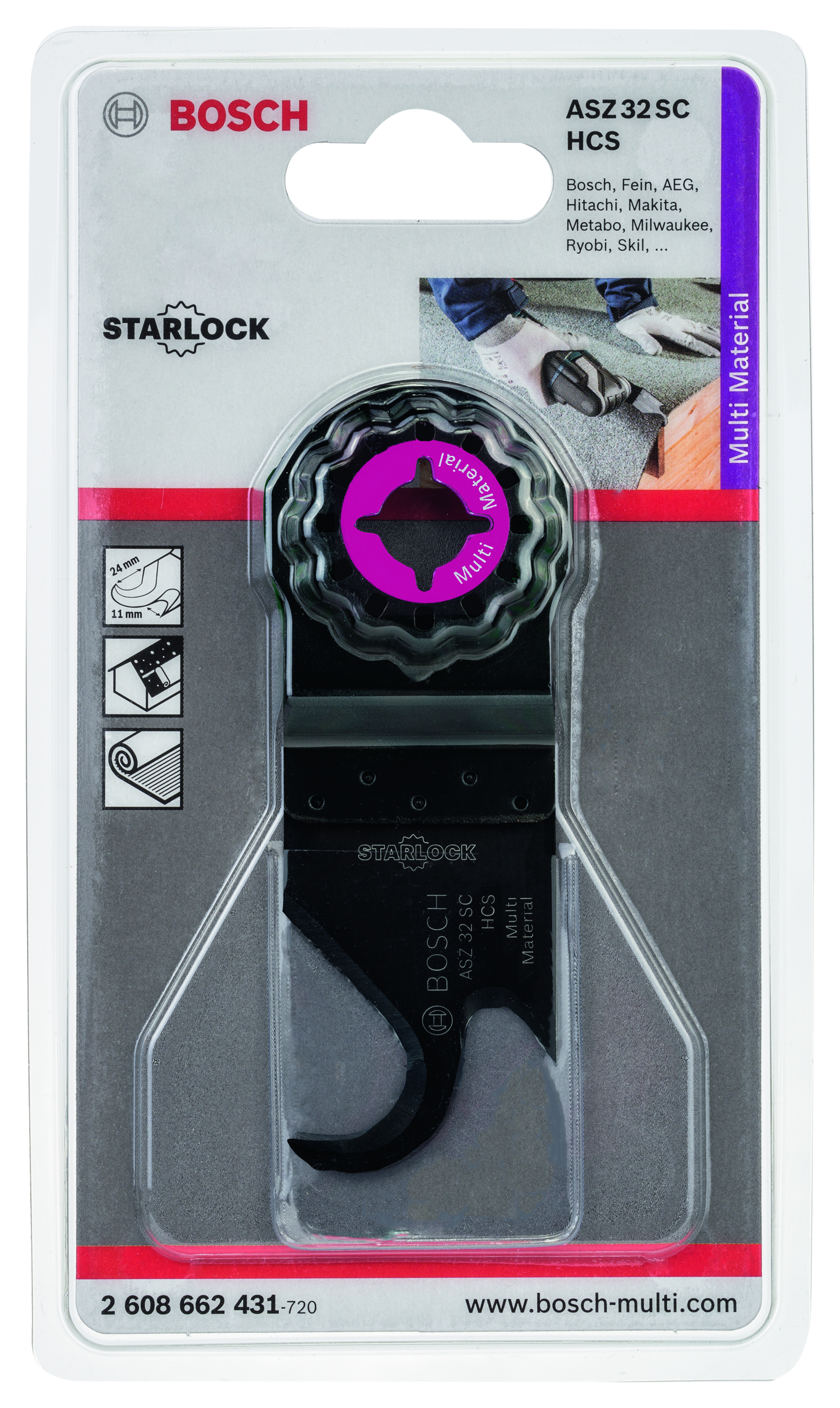 HCS Multi blade ASZ 32 SC 24 x 11 mm