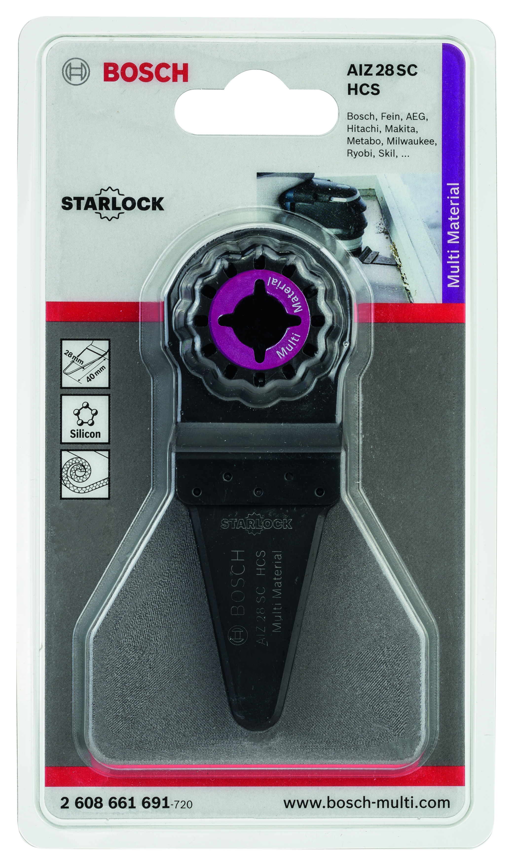 HCS Universal joint cutter AIZ 28 SC 28 x 40 mm