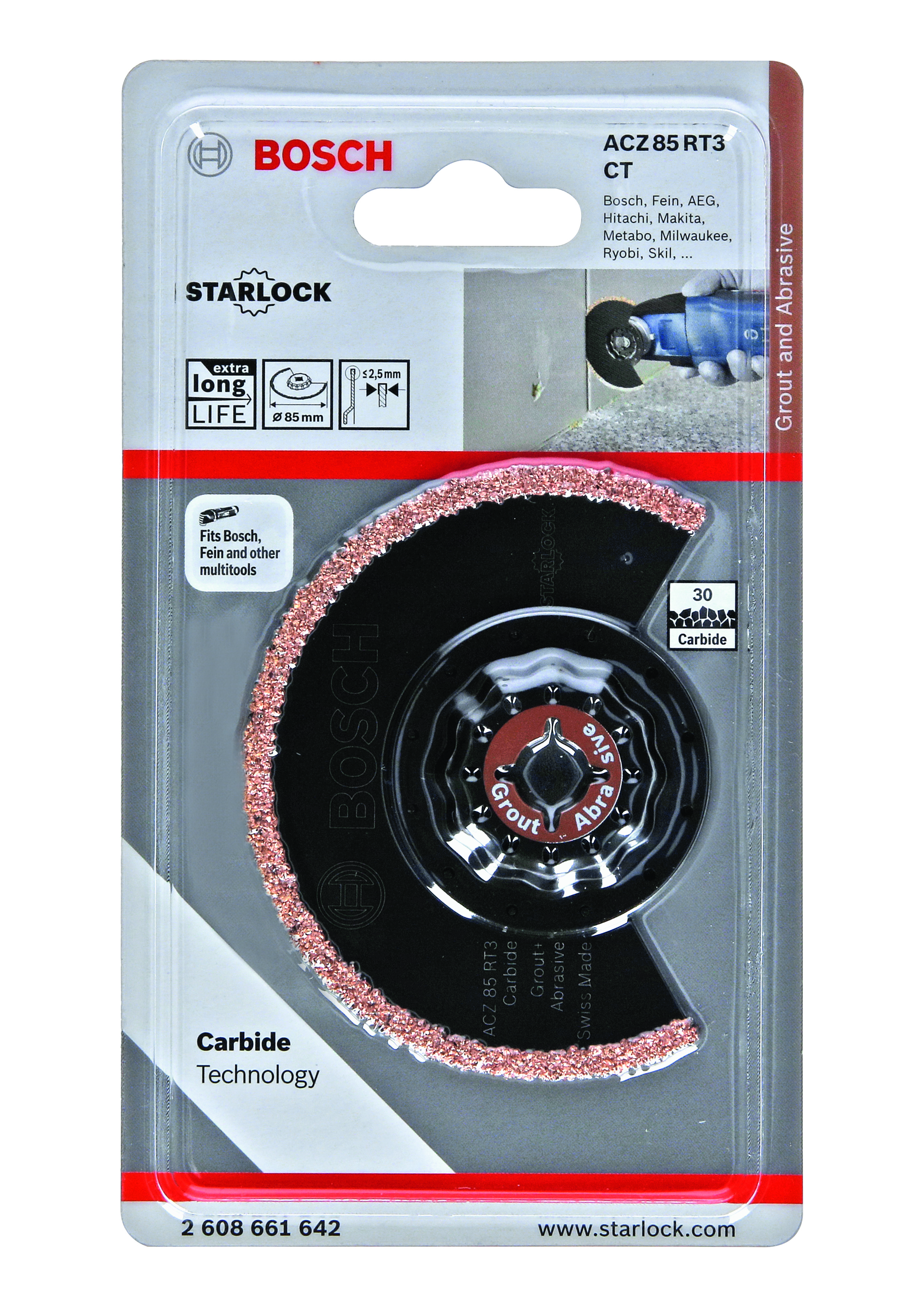 Carbide-RIFF Segment blade ACZ 85 RT3 85 mm