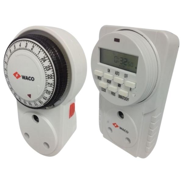 Waco – 24hr Mechanical and Weekly Digital Timer Combo (Set of 2)
