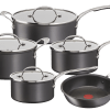 Jamie Oliver by Tefal Cooks Classic Hard Anodised 9 piece set Jamie Oliver by Tefal Cooks Classic Hard Anodised 9 piece set