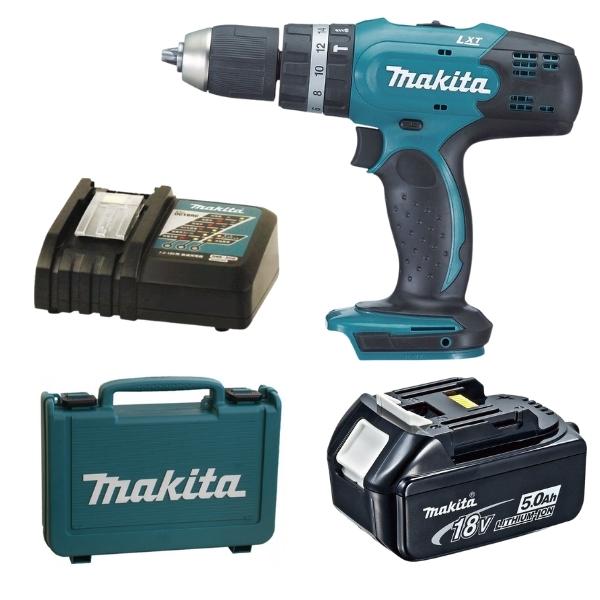 Makita – Impact Drill DHP453ZK with Battery, Charger & Carry Case