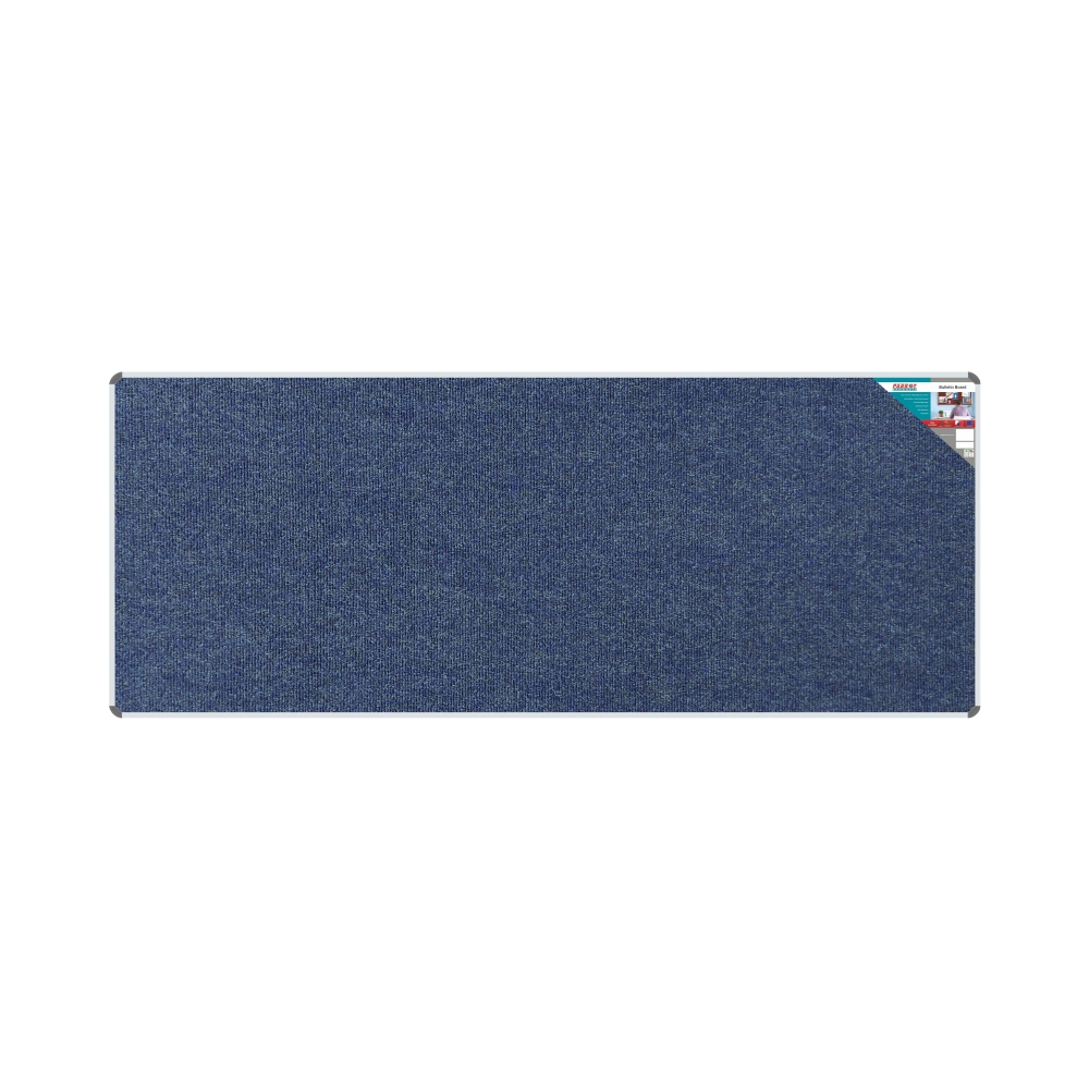 Parrot Products Bulletin Board Ribbed Aluminium Frame (3000x1200mm – Denim)