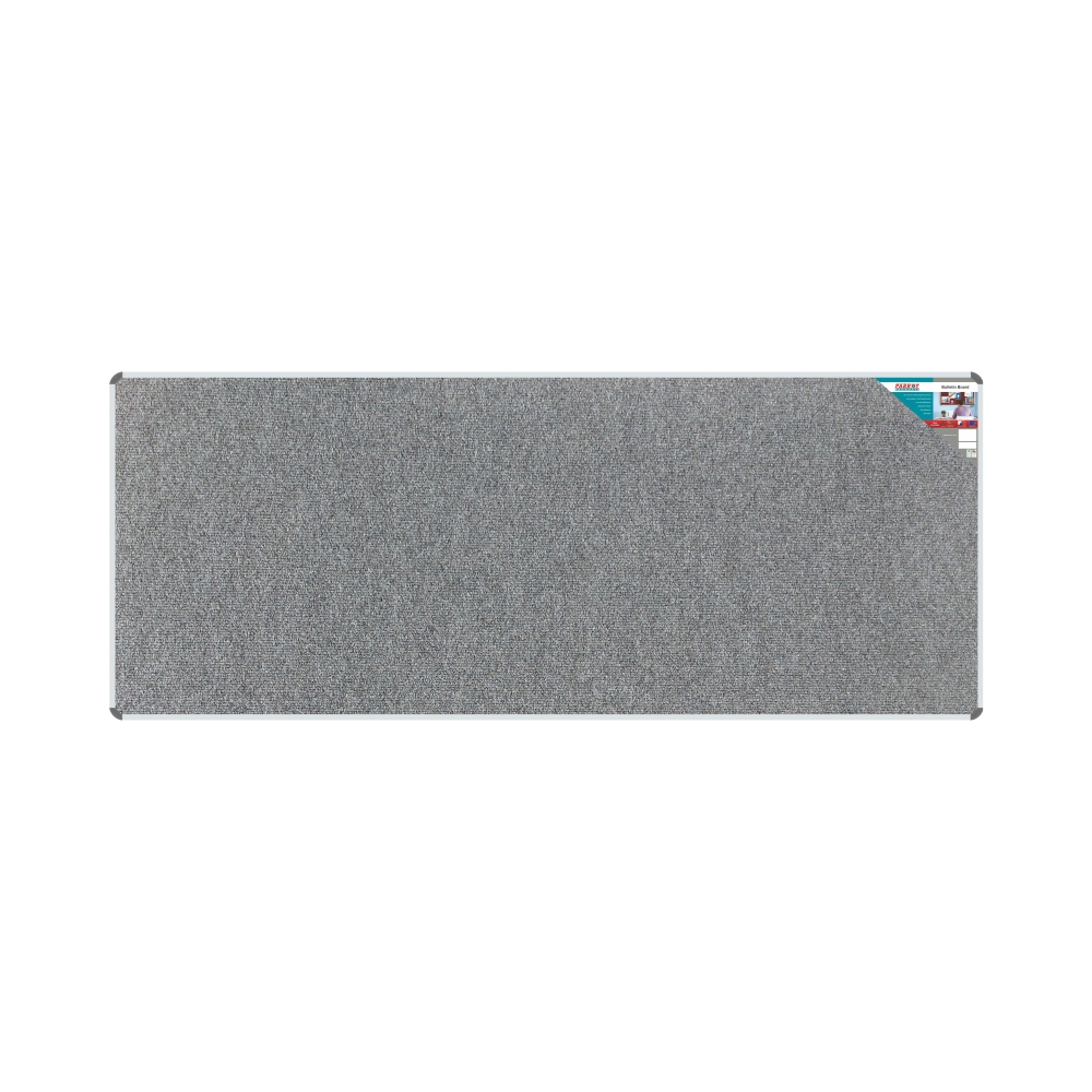Parrot Bulletin Board Ribbed Aluminium Frame (3000x1200mm – Laurel)