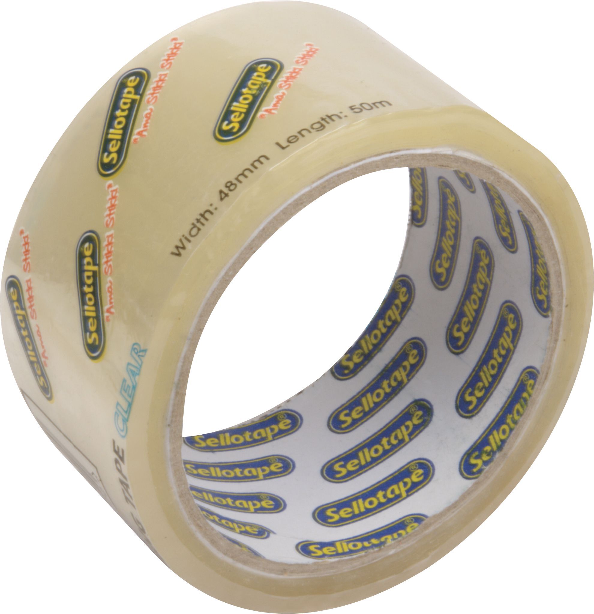 Sellotape DIY Clear Packaging Tape 48mm x 50m