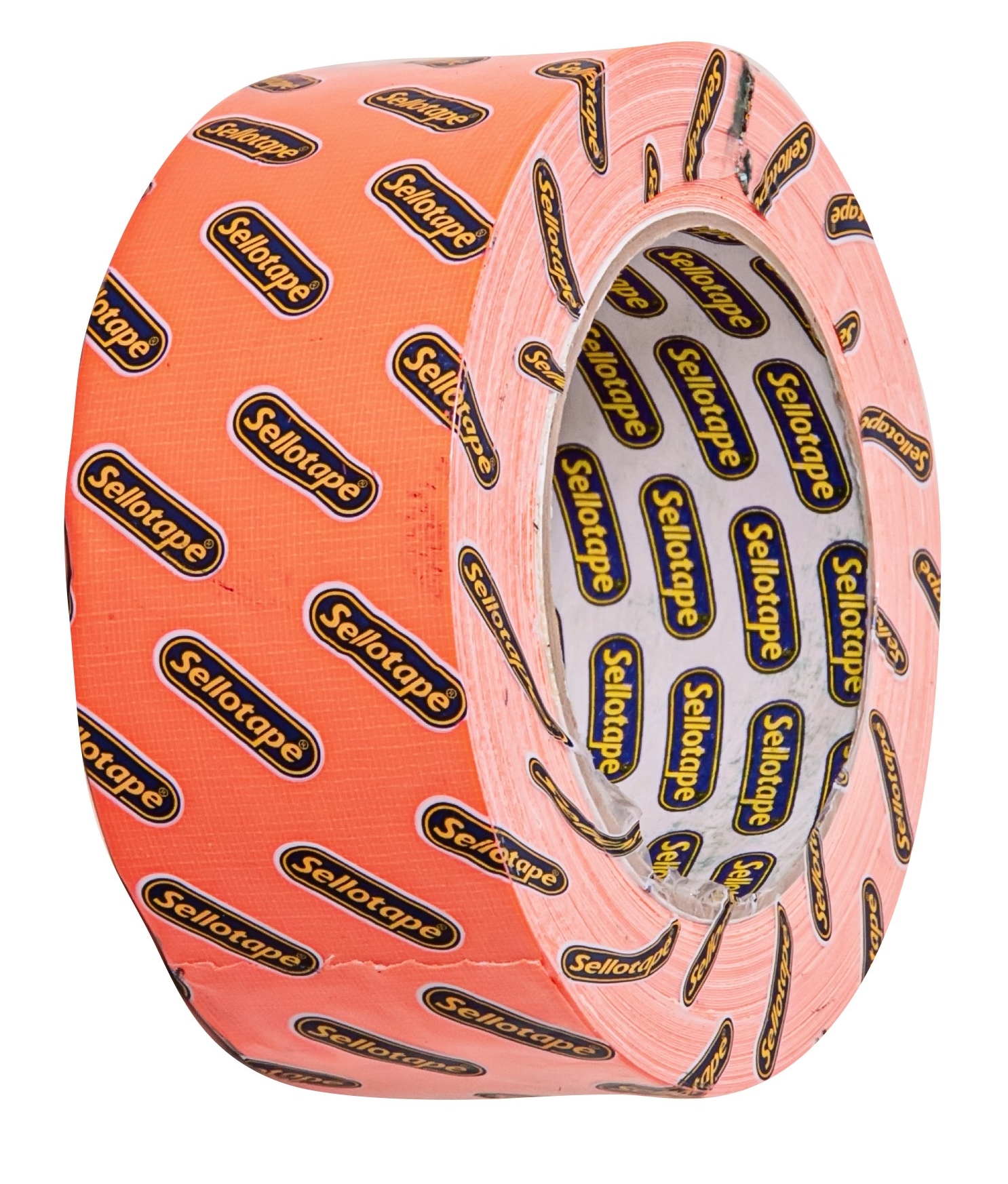 Sellotape Duct Tape Fluorescent Orange 48mm x 20m