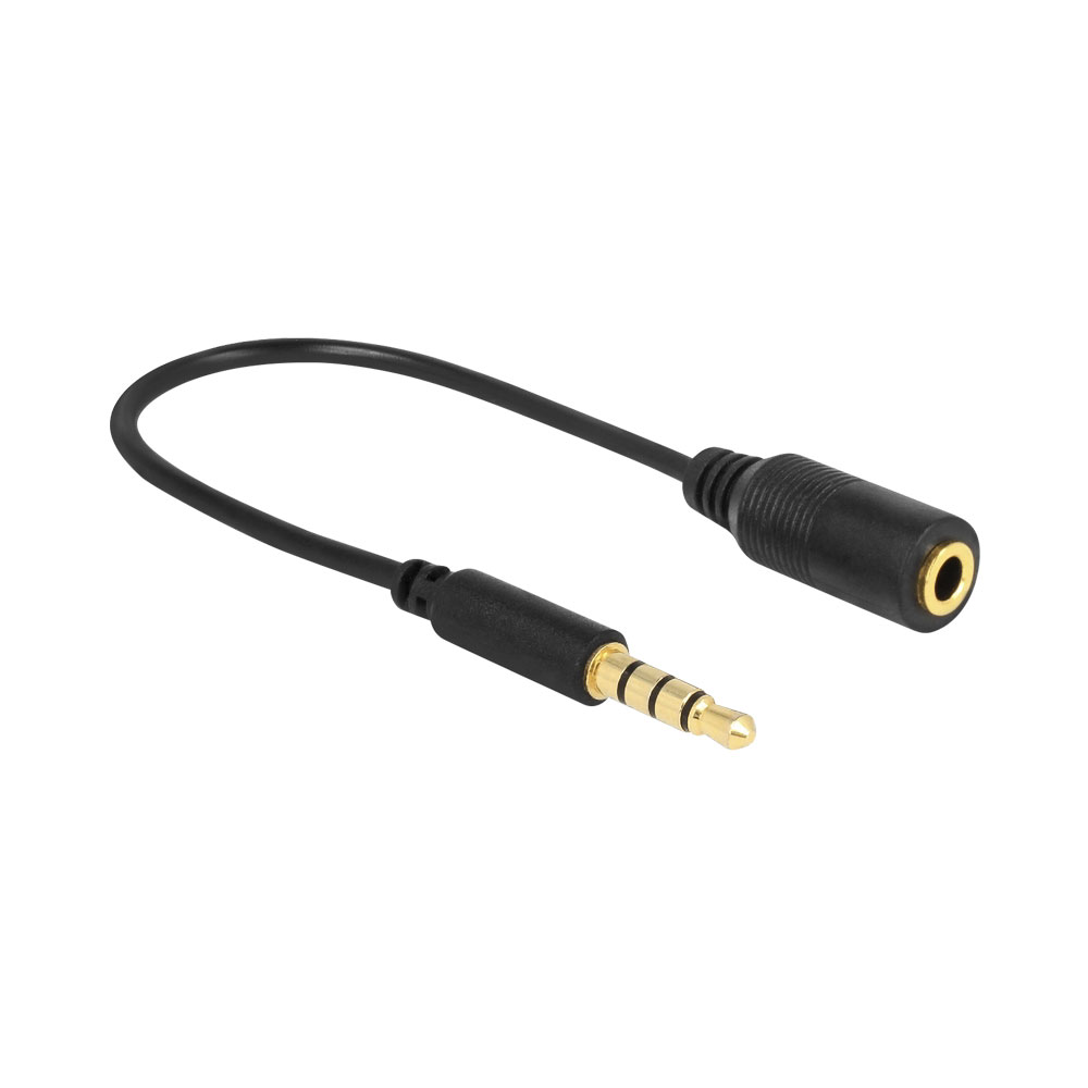 Delock Stereo Jack 3.5mm 4-Pin to Stereo Plug 3.5mm 4-Pin Cable