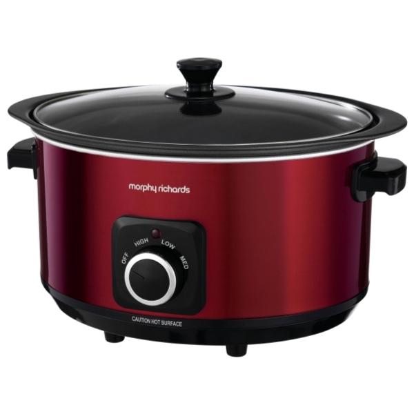 Morphy Richards – Slow Cooker / Sear and Stew Slow Cooker 6.5L – Red