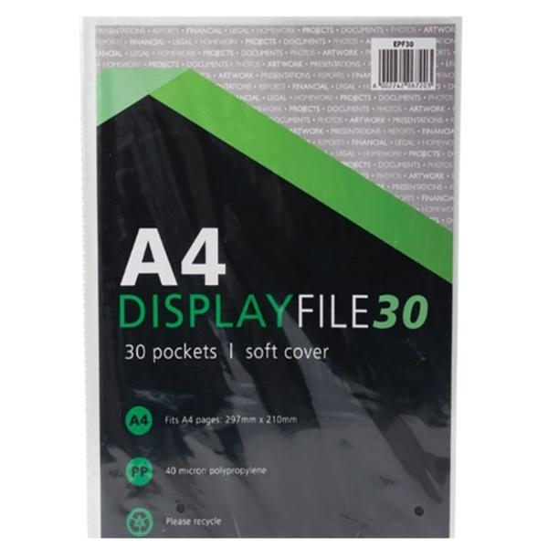 Source Direct – A4 Display File Soft Cover -Pack of 10(30 Pockets Per Pack)