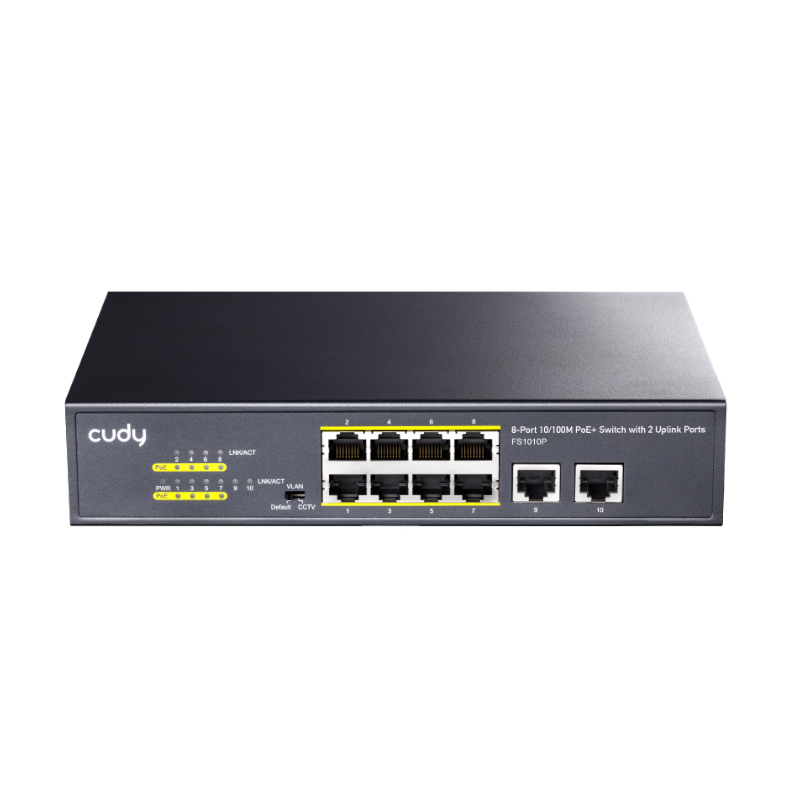 Cudy 10 Port Ethernet POE Switch