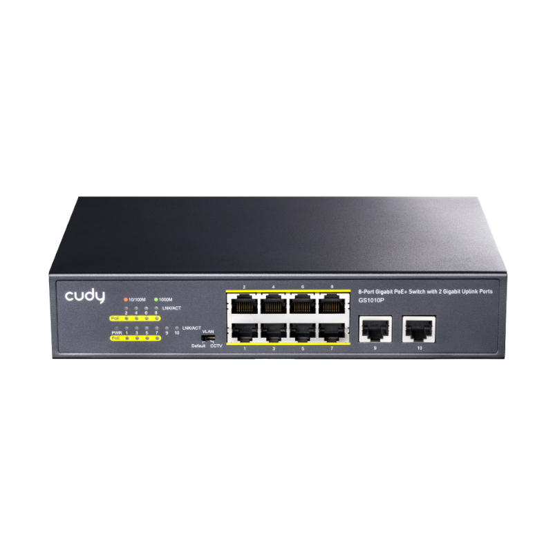 Cudy 10 Port 120W Gigabit POE Switch
