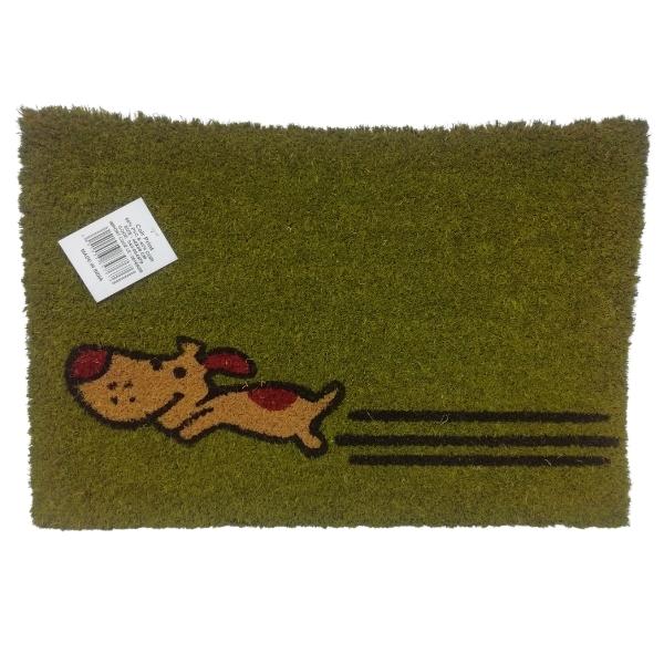 SourceDirect – Doormat & Coir Print Mat 40 x 60cm – (Green Doggie)