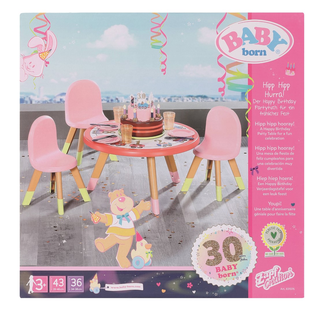Baby Born Happy Birthday Party Table