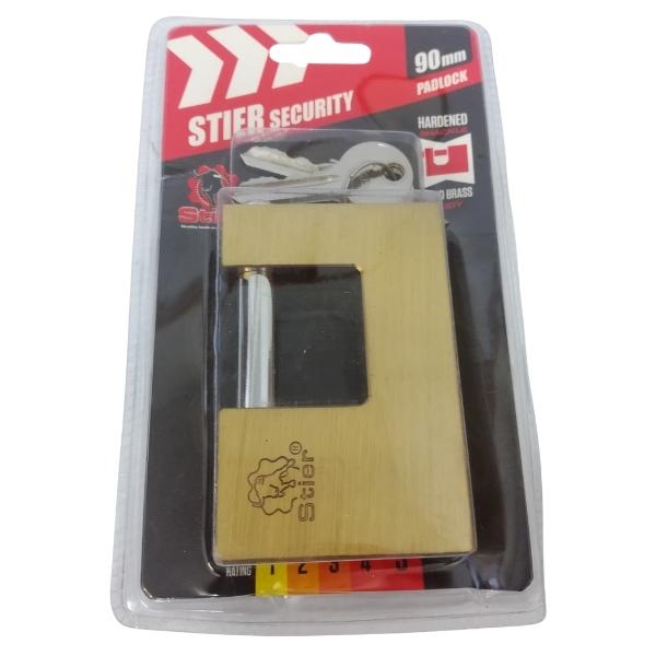 Stier – Padlock with 3 x Keys – 90mm