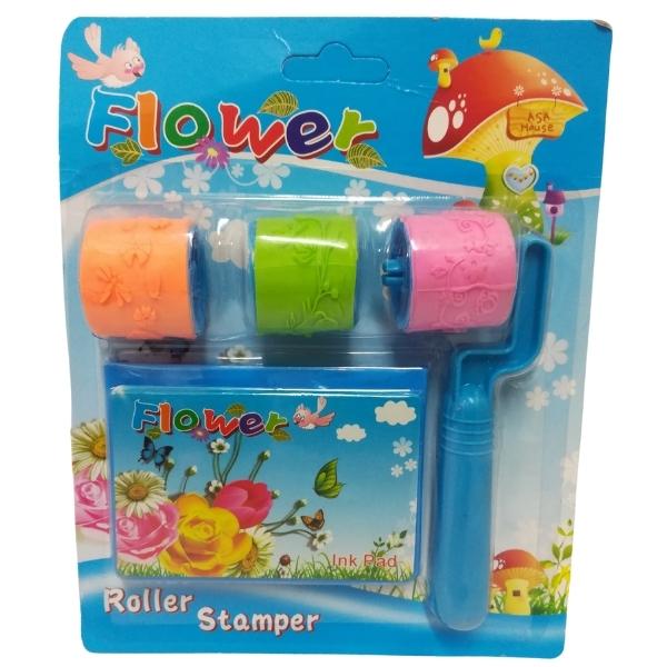 Source Direct – Art and Craft Stamp Roller Kit – 5 Piece – Blue