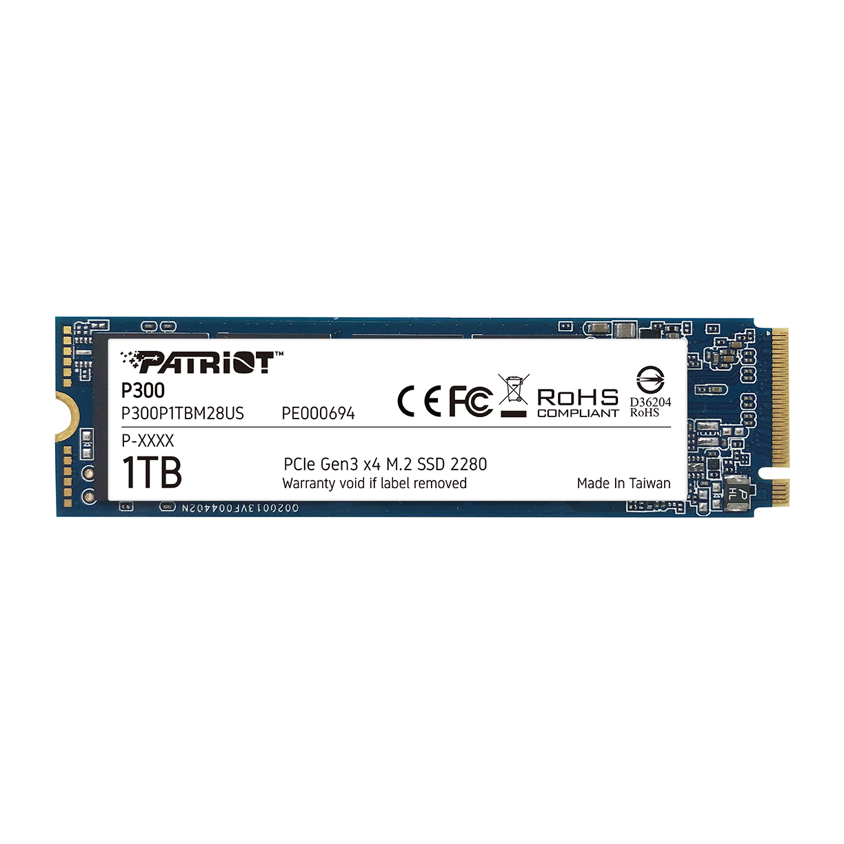 Patriot P300 1TB M.2 PCIe SSD
