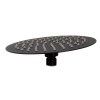 Wildberry Matt Black Round Shower Head Wildberry Matt Black Round Shower Head