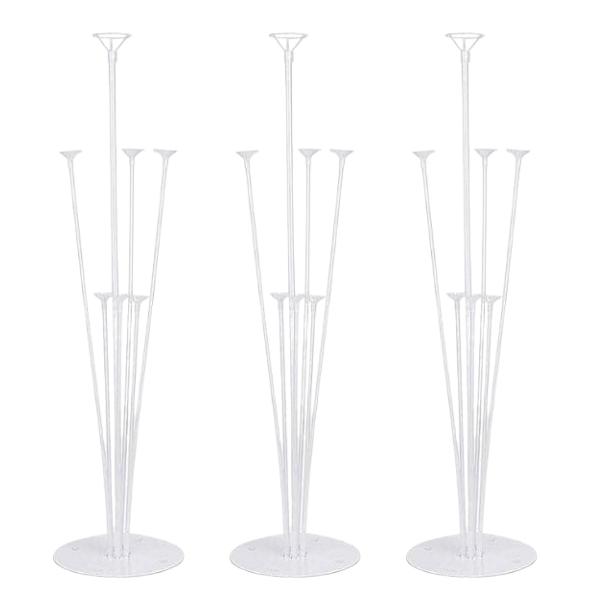 Source Direct – Party Balloon Table Stands / Balloon Display (Pack of 3)