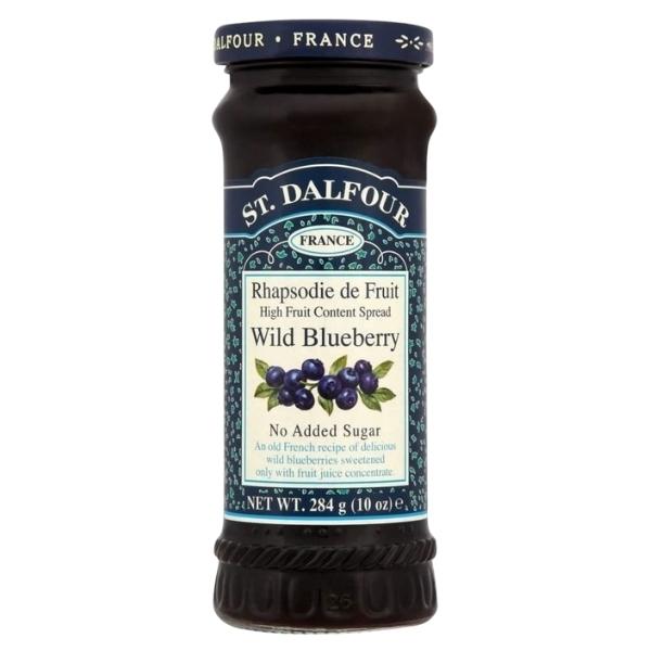 ST DALFOUR – Jam / Wild Blueberry Extra Fruit Jam 284g – Pack of 12