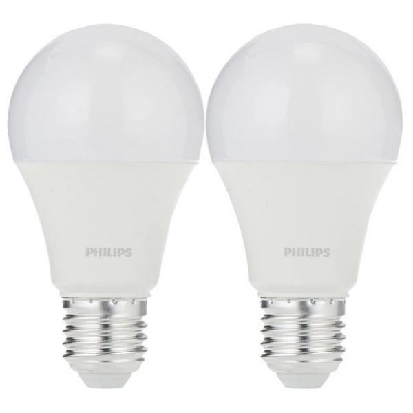 Philips – Essential LED Light E27 3000K Warm Warm Light – Pack of 2 (6W)