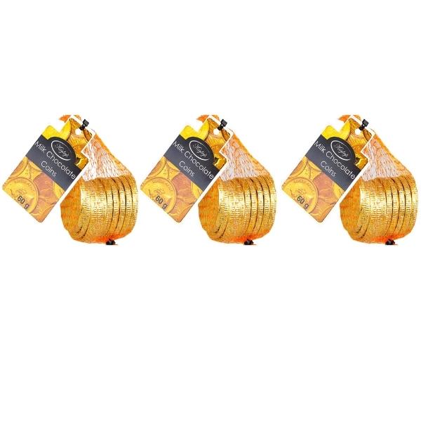 Kayley’s – Milk Chocolate Coins – 3 Bags (Total of 30 Coins)