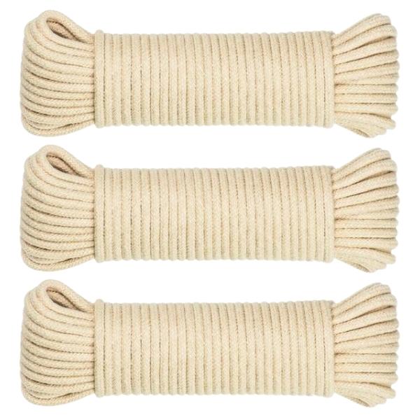 Source Direct – Sash Cord / Sash Bask/Braid 5mm x 10m – Pack of 3