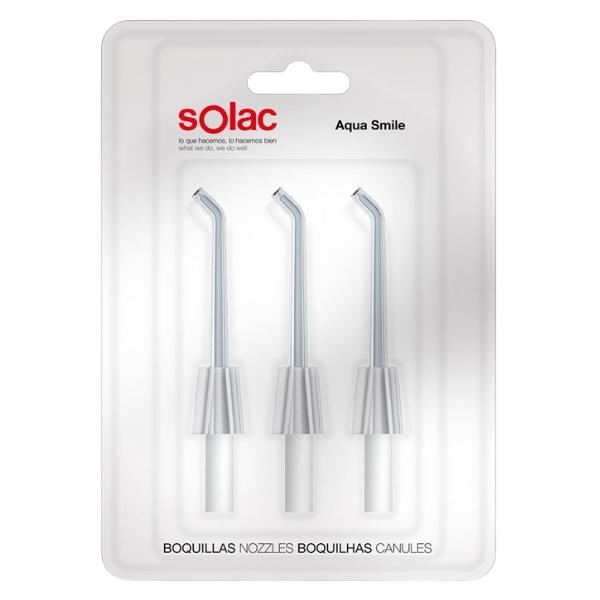 Solac – Water Flosser Nozzles / Aqua Smile Water Flosser Nozzles – 3 Piece
