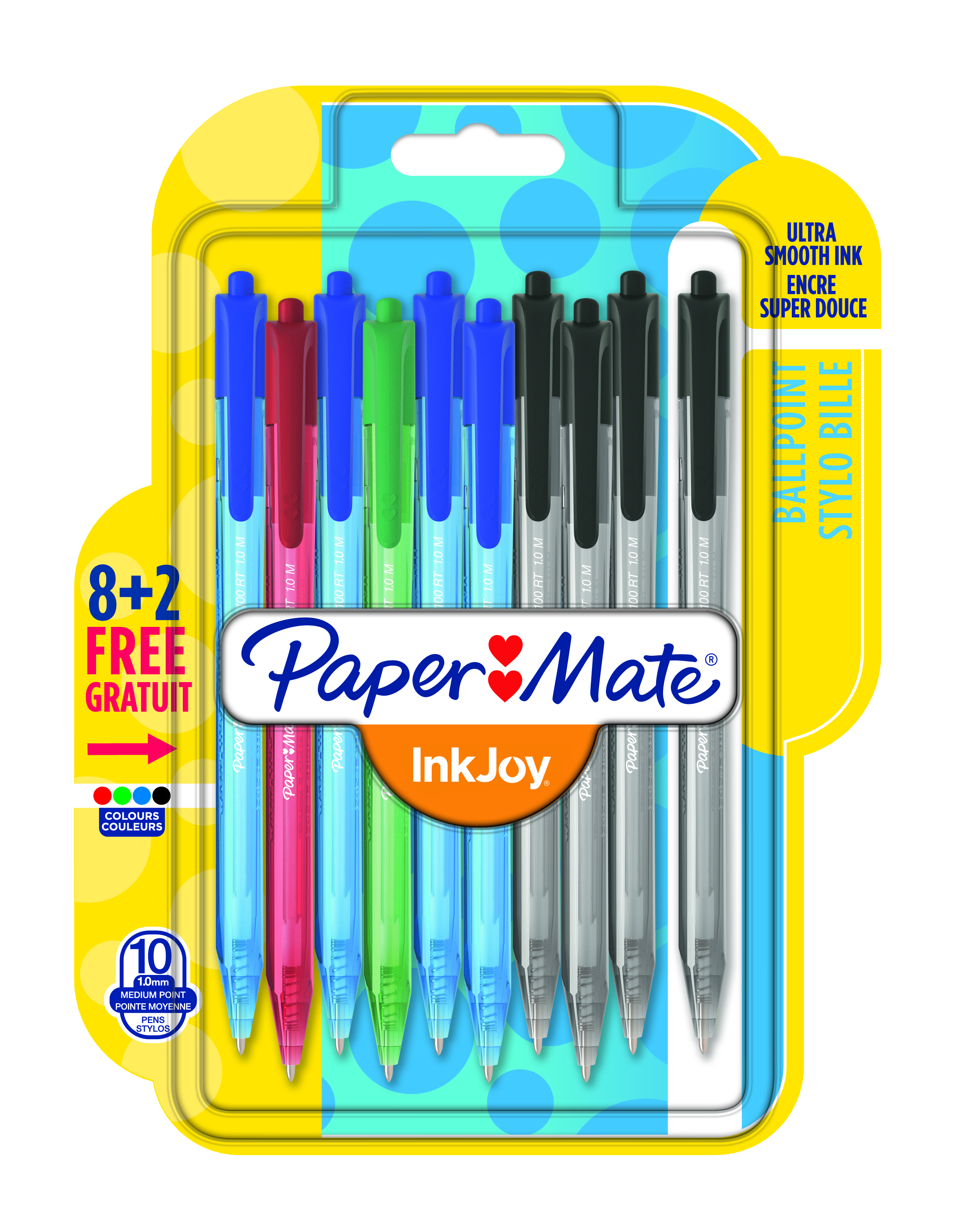 PAPER MATE InkJoy 100 Retractable 8+2