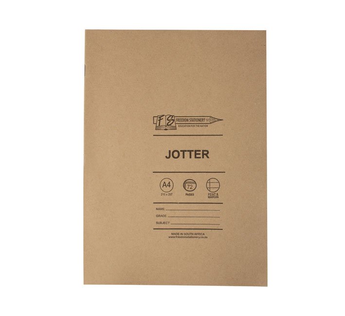 Jotter – Feint & Margin – White – A4 – 72 Pages