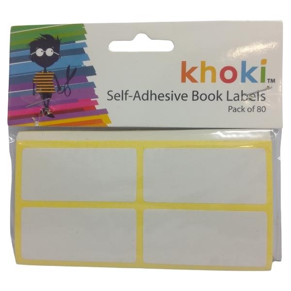 Source Direct – Self-Adhesive Book Labels 5.5 x 2.5cm – Pack of 4 (320 Pc)