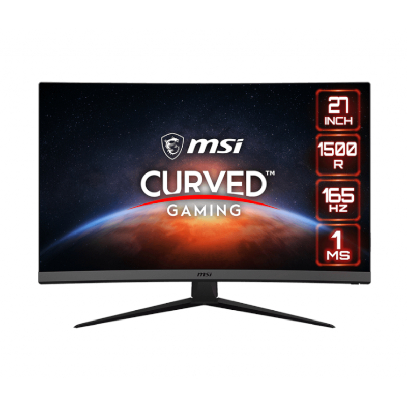 MSI Optix 27″ FHD 1080p 165Hz Curved Gaming Monitor – Black