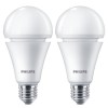 Philips – LED Lamp / Bulb A67 E27 3000K 7.5W Warm White – Pack of 2 Philips – LED Lamp / Bulb A67 E27 3000K 7.5W Warm White – Pack of 2