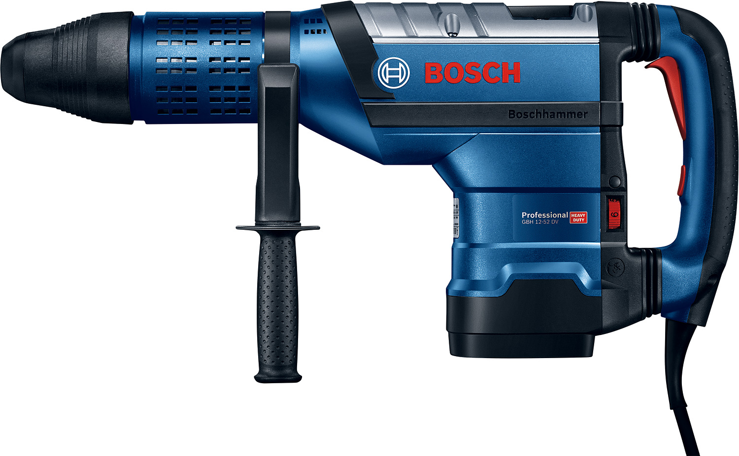 1700 W, 19 J, Max drill. Diameter concrete: 52mm (80mm)