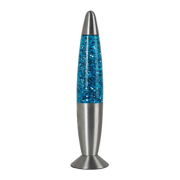 Eurolux – Glitter Lamp 25W – Blue/Silver