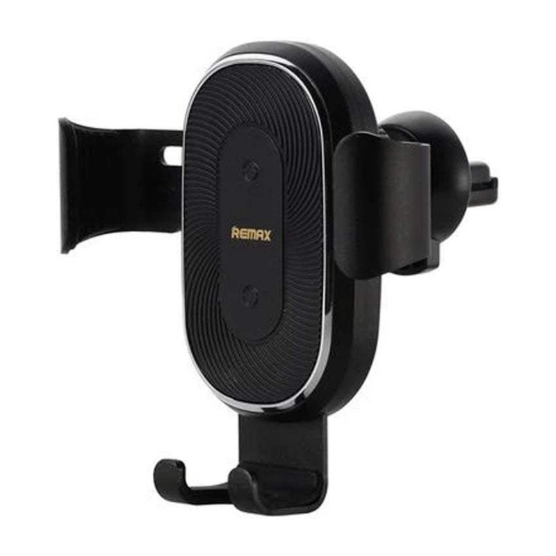 Remax RM-C38 Car Vent Mount and Wireless Charger – Black