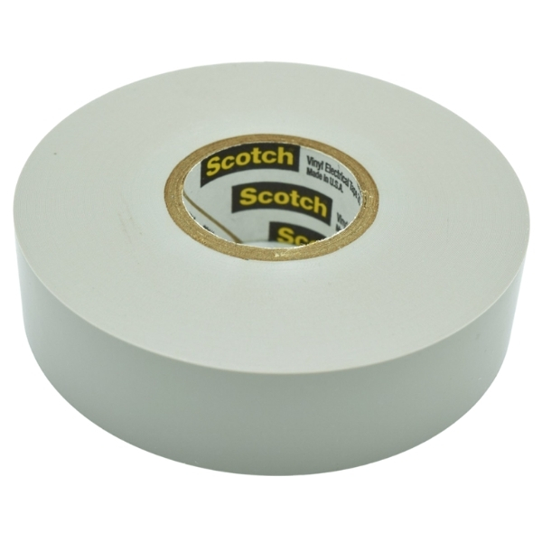 Scotch – Vinyl Electrical Tape – 3m (White)