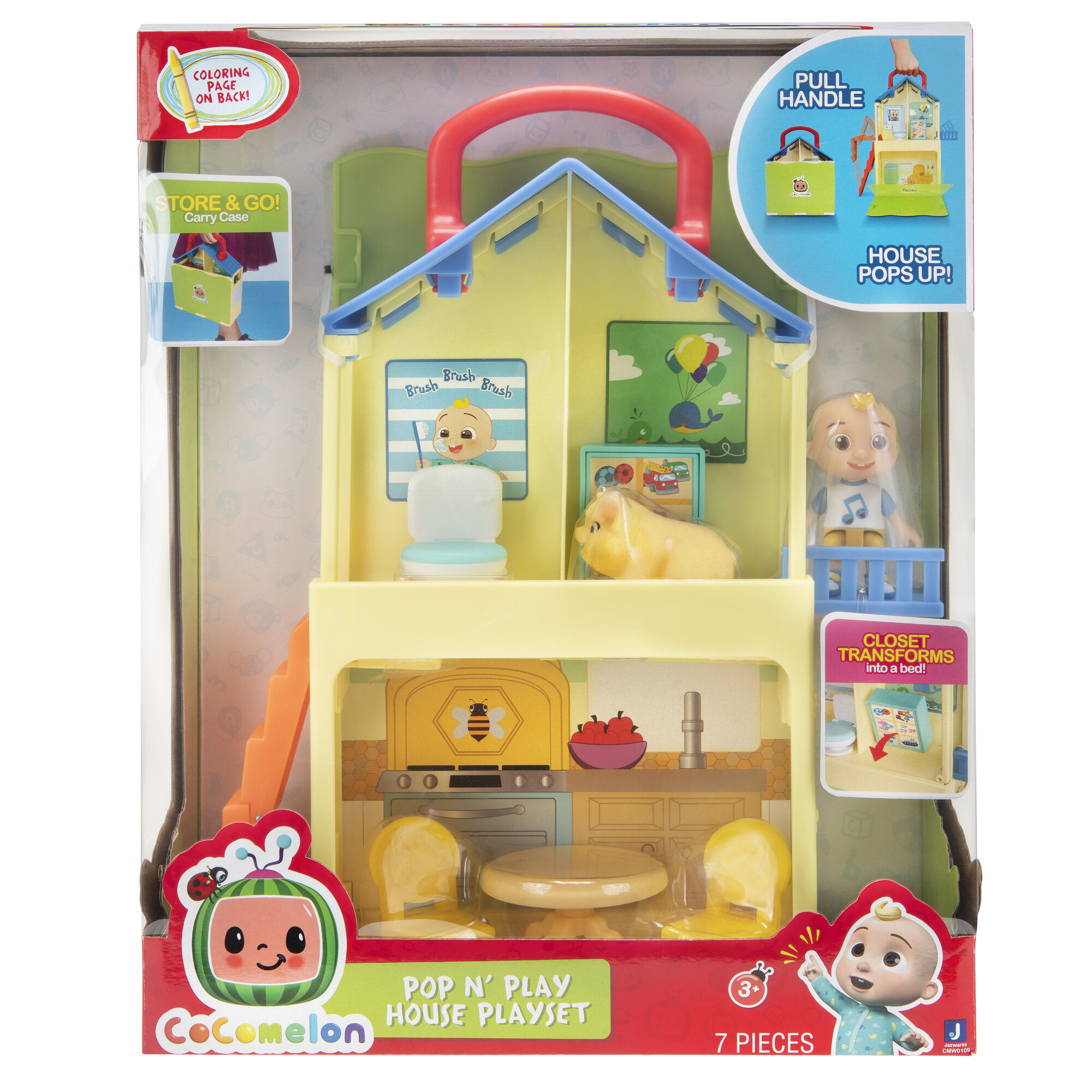 Cocomelon Pop & Play House Medium Playset