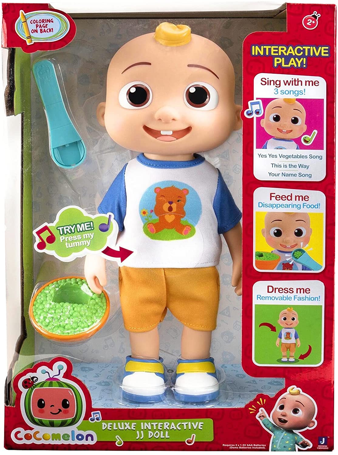 Cocomelon Deluxe Interactive JJ Doll